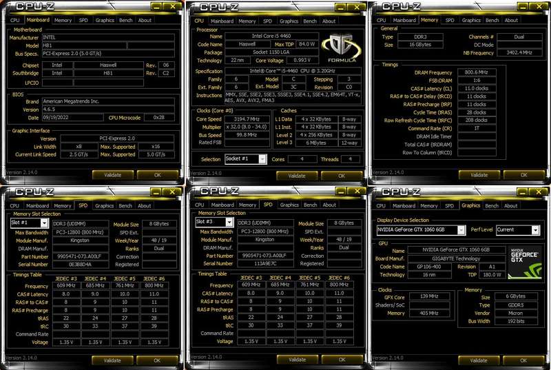 Gaming PC with GT1060 6Gb GPU, i5-4460 CPU, 16Gb RAM, 512Gb NvMe, DVD, Win 11 Pro