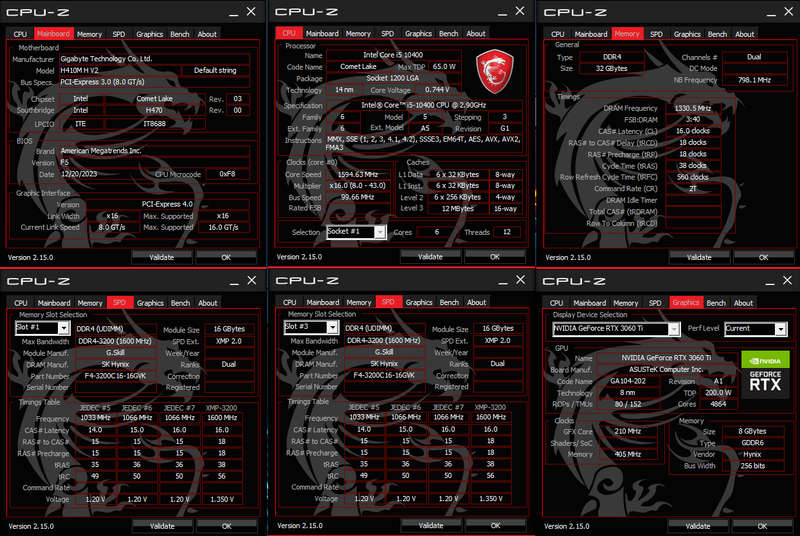 Gaming PC with aRGB, RTX3060 Ti 8Gb GPU, i5-10400 CPU, 32gb RAM, 1Tb NvMe, Win 11 Pro