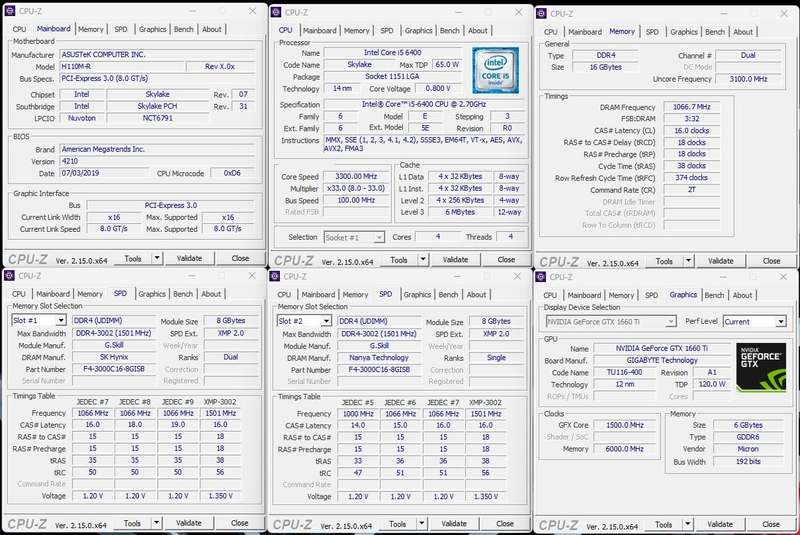 Gaming PC with ARGB, GTX1660 Ti 6Gb GPU, i5-6400 CPU, 16Gb RAM, 512Gb NvMe, Win 11 Pro