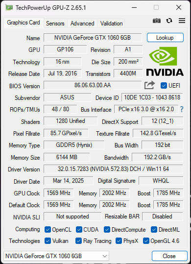 Gaming PC with ARGB, GTX1060 6Gb GPU, i5-7500 CPU, 16Gb RAM, 512Gb NvMe, Win 11 Pro