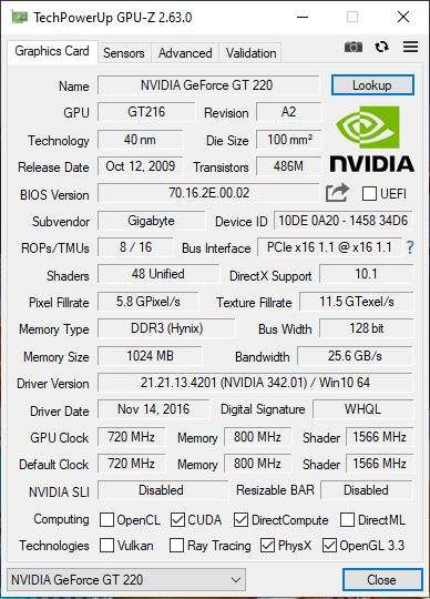 Windows 10 Desktop PC, GT220 1Gb GPU, Core2 Duo E7500 CPU, 4Gb RAM, 128Gb SSD, DVD