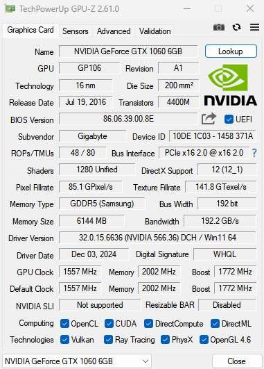 Gaming PC with aRGB, GTX1060 6Gb GPU, i5-4460 CPU, 16Gb RAM, 512Gb SSD, DVD, Win 11