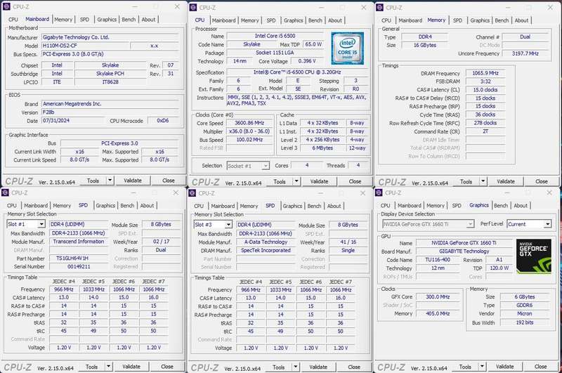 Gaming PC with ARGB, GTX1660 Ti 6Gb GPU, i5-6500 CPU, 16Gb RAM, 512Gb NvMe, Win 11 Pro