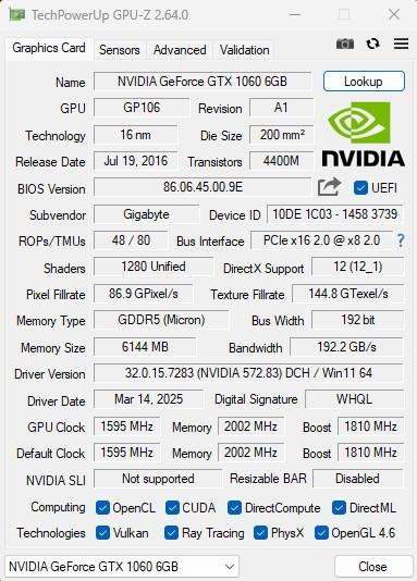 Gaming PC with ARGB, GT1060 6Gb GPU, i5-4460 CPU, 16Gb RAM, 512Gb NvMe, DVD, Win 11 Pro