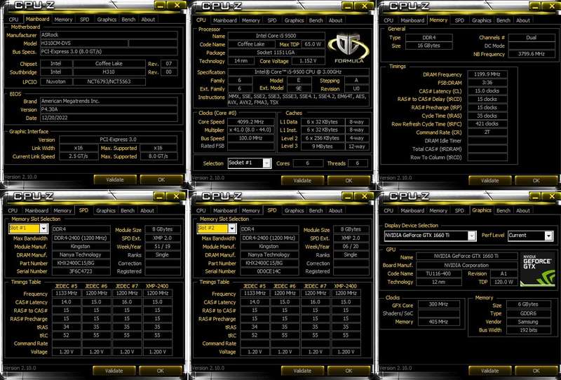 Gaming PC with aRGB, GTX1660 Ti 6Gb GPU, i5-9500 CPU, 16gb RAM, 512Mb NvMe, Win 11 & Office 2016 Pro