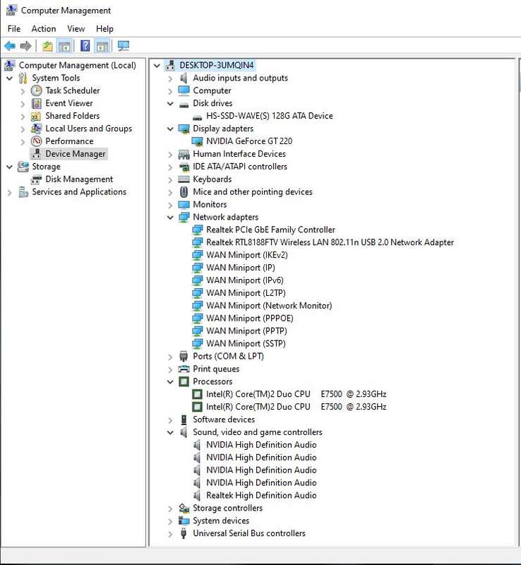 Windows 10 Desktop PC, GT220 1Gb GPU, Core2 Duo E7500 CPU, 4Gb RAM, 128Gb SSD, DVD