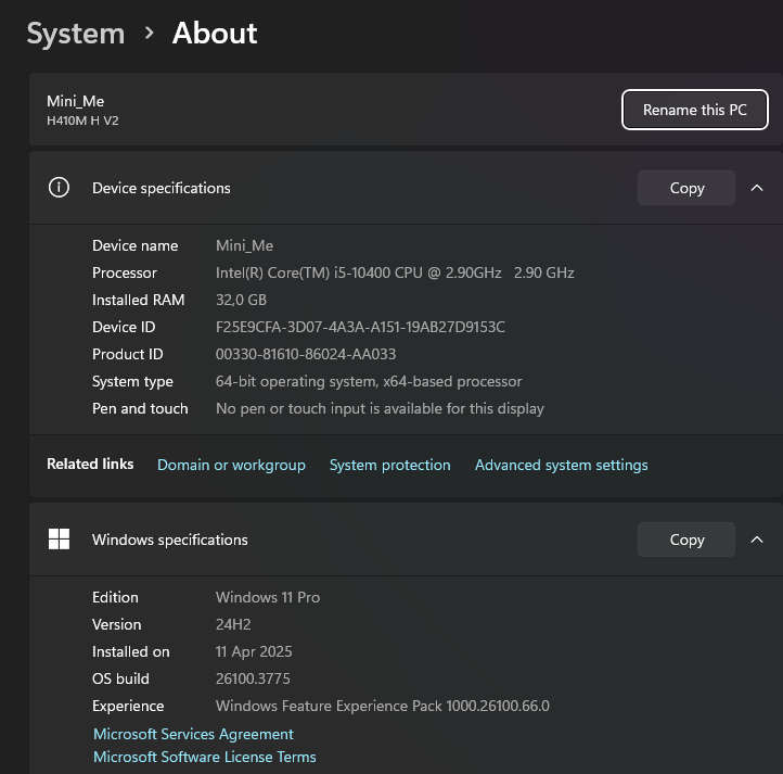 Gaming PC with ARGB, RTX3050 6Gb Low Profile GPU, i5-10400 CPU, 32Gb RAM, 1Tb NvMe, Win 11 Pro