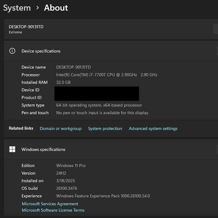 Gaming PC with aRGB, RTX3060 12Gb GPU, i7-7700T CPU, 32gb RAM, 1Tb NvMe, Win 11 & Office 2021 Pro