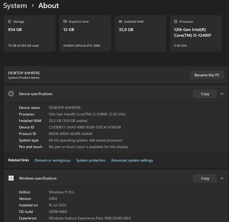 Gaming PC with static ARGB, RTX3060 12Gb GPU, i5-12400F CPU, 32Gb RAM, 1Tb NvMe, Win 11 Pro