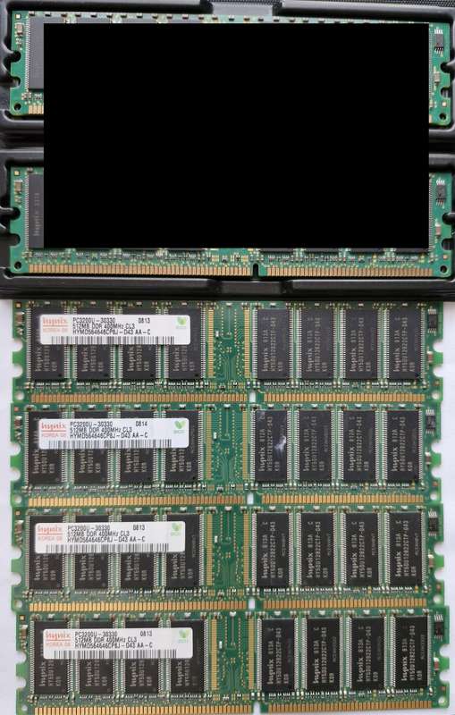 512Mb DDR1 400 MHZ RAM 184-pin for PC