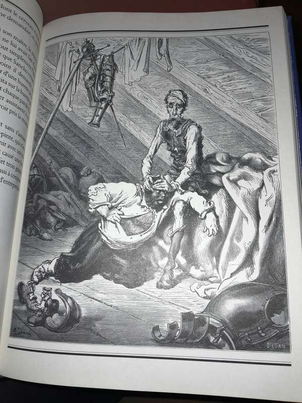 Gustave Dore - Don Quichotte and Gargantuaen Pantagruel (set of 2 )