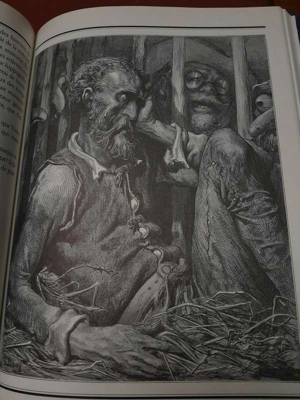 Gustave Dore - Don Quichotte and Gargantuaen Pantagruel (set of 2 )