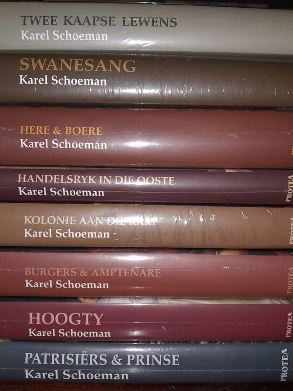 Karel Schoeman - vol stel van 8 nuwe boeke