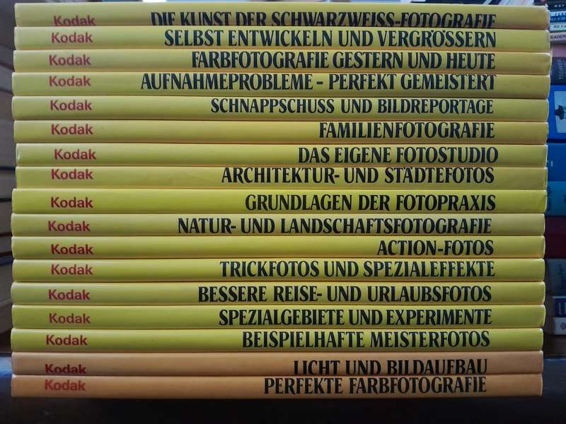 Kodak photography books - set of 17 various titles