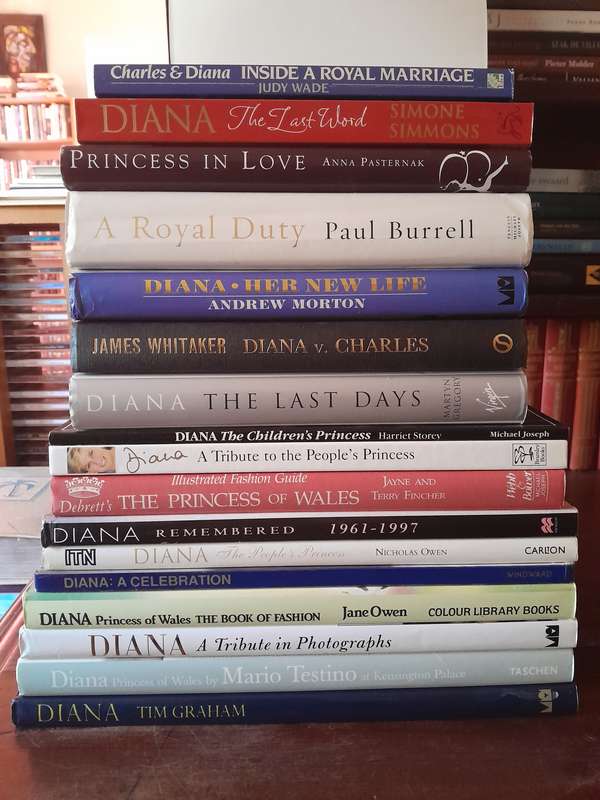 Princess Diana - set of 17 books