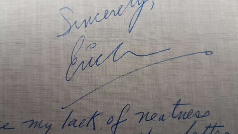 Love Story - with original autographed/signed letters