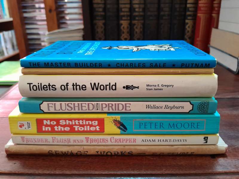 Toilet books - 9 books about sewage