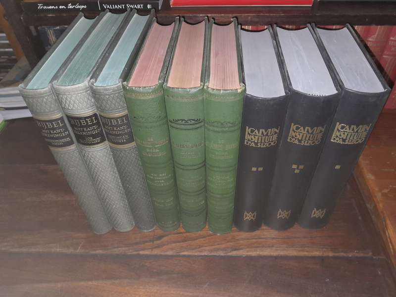 De Psalmen Davids - and other books, 9 in total