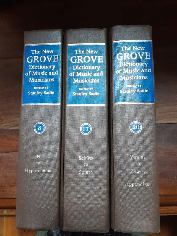 The New Grove Dictionary of Music and Musicians - full set of 20 volumes