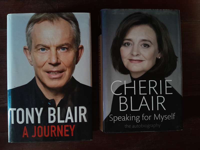 Tony Blair & Cherie Blair - autobiographies