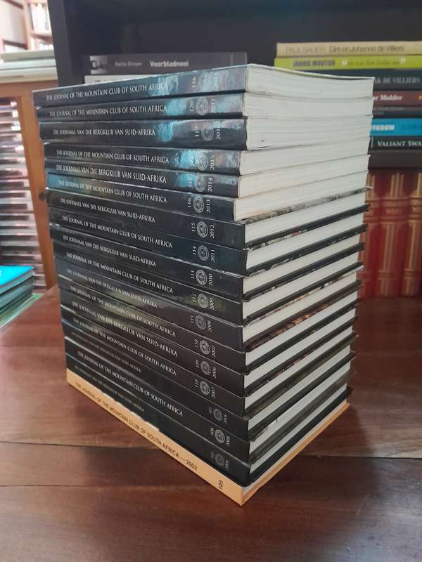 The Journal of the Mountain Club of South Africa - 18 books