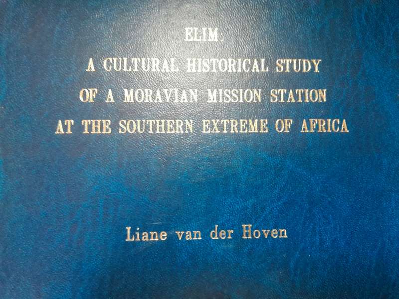 Elim: A Cultural Historical Study