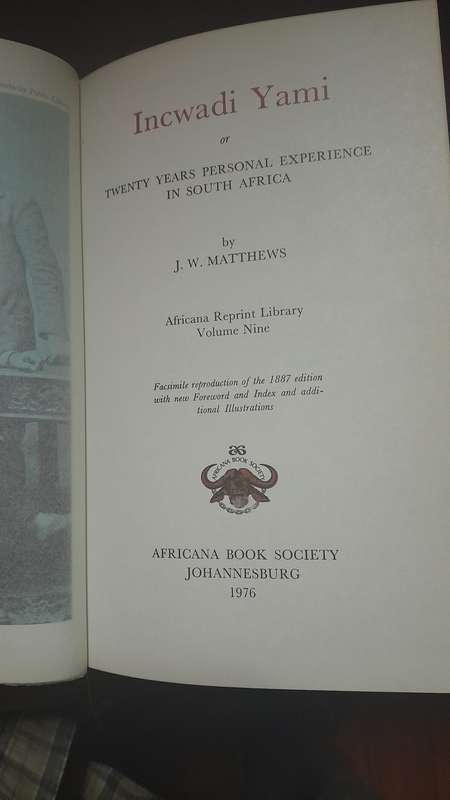 Incwadi Yami - J.W. Matthews