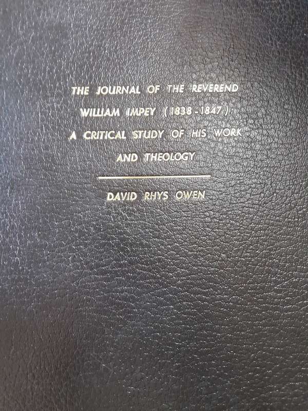 The Journal of the Reverend Impey