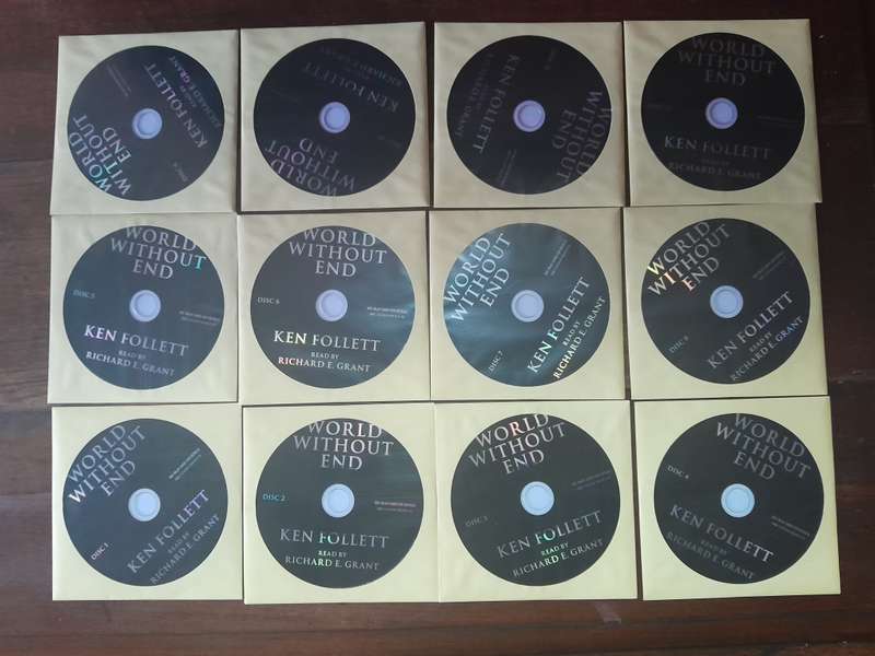 Ken Follet - audio books (24 discs)