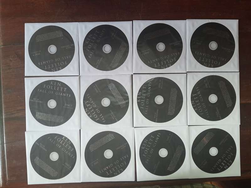 Ken Follet - audio books (24 discs)