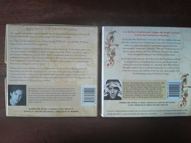 Ken Follet - audio books (24 discs)