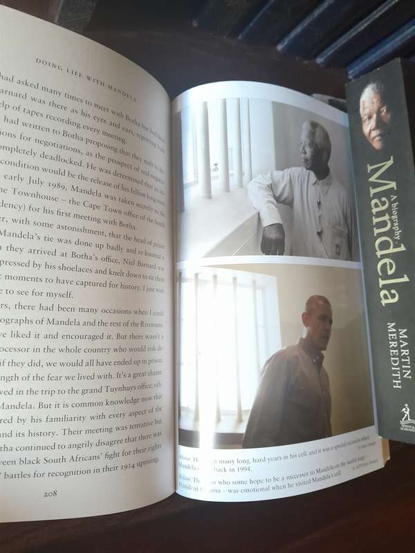Neson Mandela - set of fourteen books and one DVD