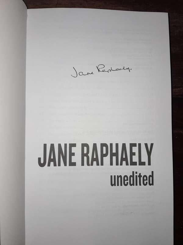 Jane Raphaely - signed
