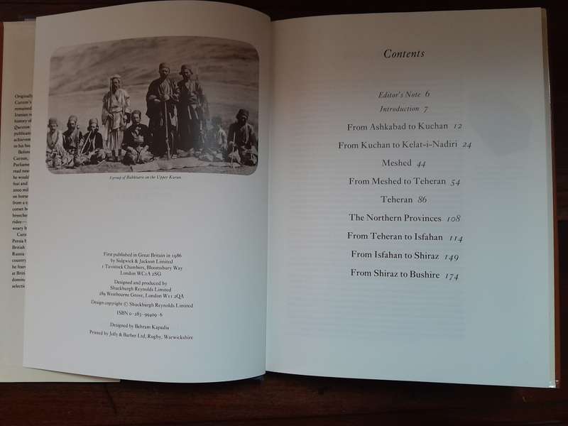 Curzon's Persia