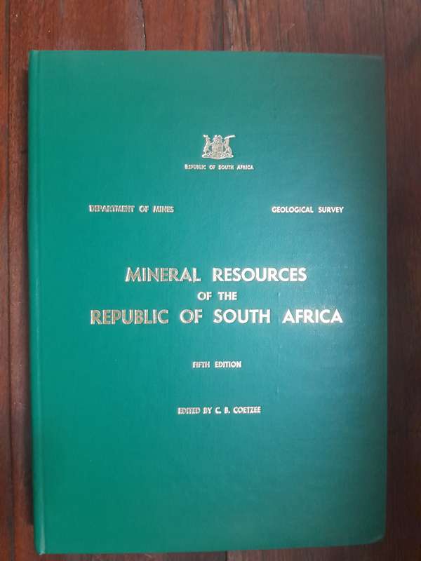 Mineral Resources of the Republic of South Africa