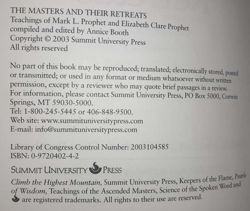 The Masters and their Retreats