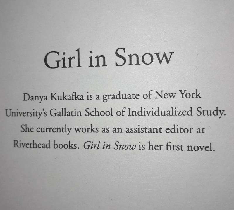 Girl in Snow
