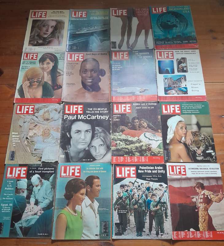 Assorted Life magazines - set of 55