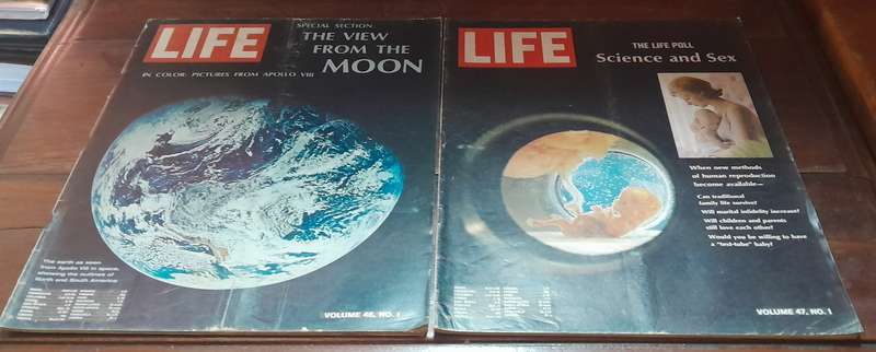 Assorted Life magazines - set of 55
