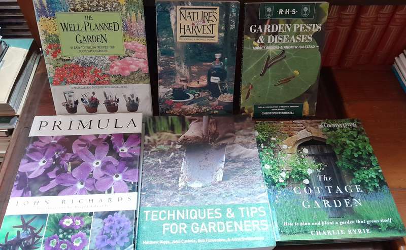 Assorted Gardening Books - set of 6