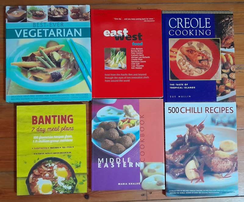 Assorted Cookbooks - set of 6