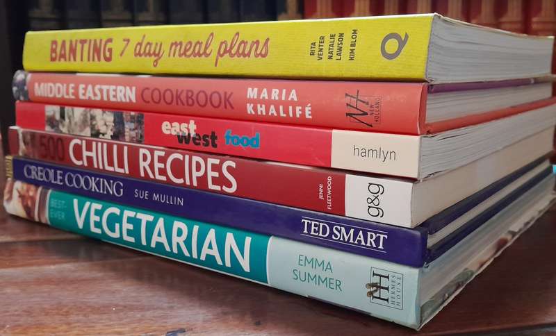 Assorted Cookbooks - set of 6