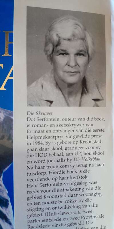 Keurskrif vir Kroonstad - Dot Serfontein (signed)