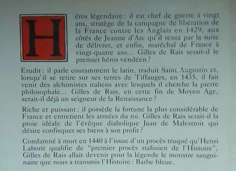 Gilles De Rais - Gilbert Prouteau