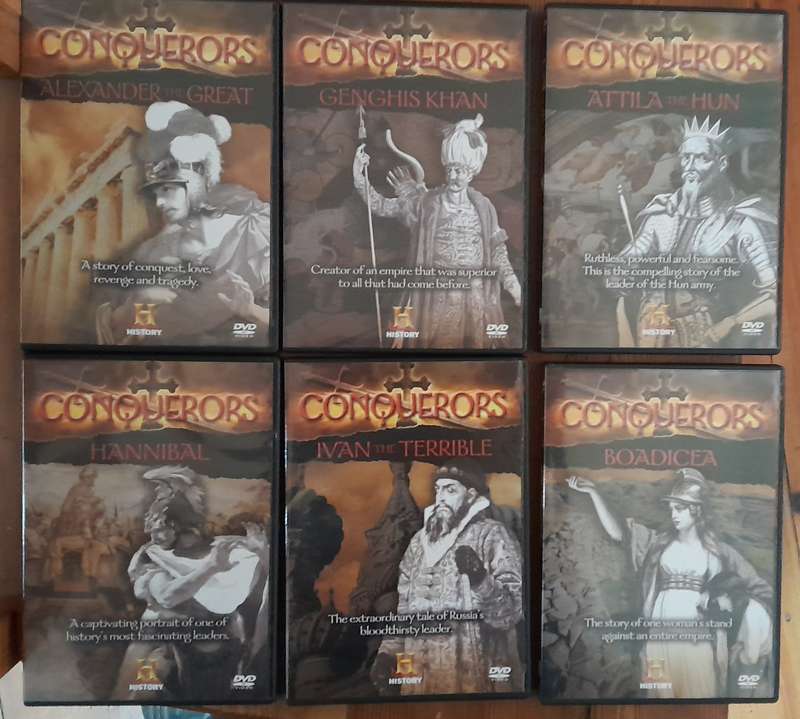 ConQuerors - box set of 6 DVD's