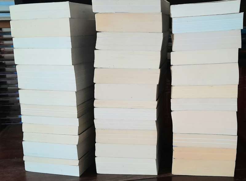 Warfare books - set of 36
