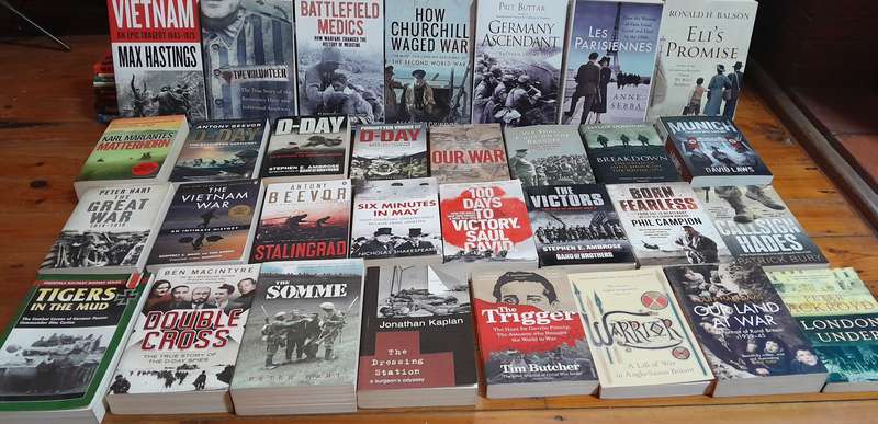 Warfare books - set of 31