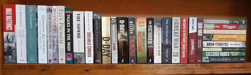 Warfare books - set of 31