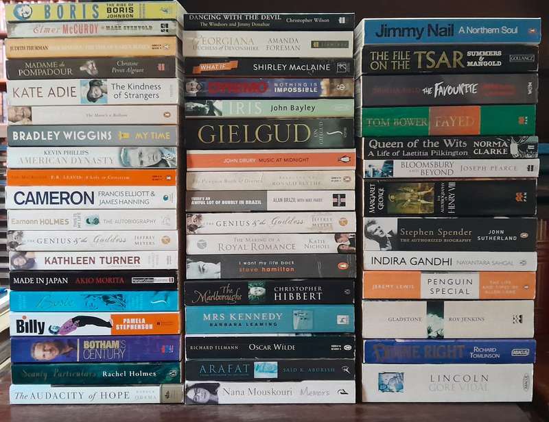 Biographies & Autobiographies - set of 41 books