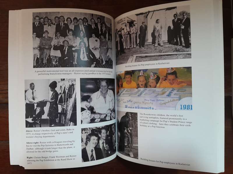 Renier Van Rooyen Founder of PEP -  (signed)